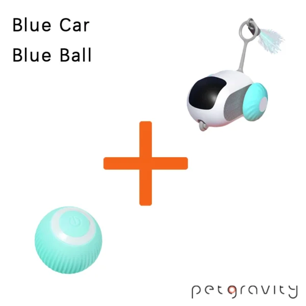 Interactive Pet Toy: Smart Remote-Controlled Car with Mouse and Ball for Cats and Dogs - Image 12