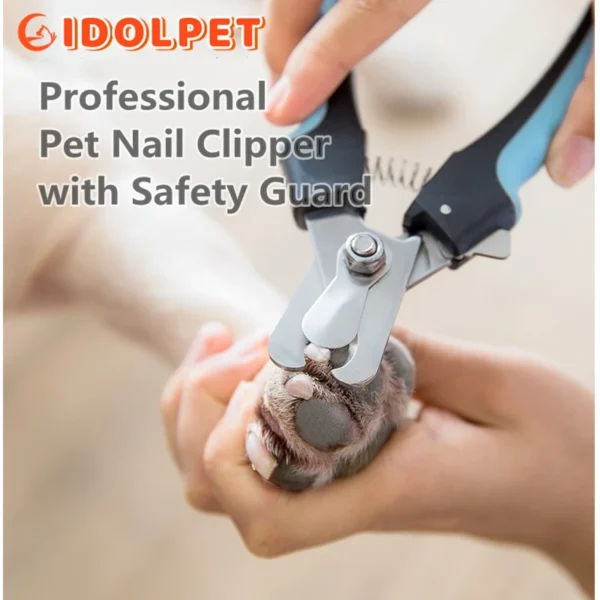 Pet Nail Clipper with Safety Guard, Stainless Steel Scissors - Image 6