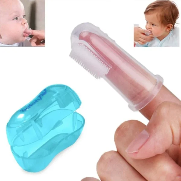 Soft Pet Finger Toothbrush Teddy Dog Brush - Image 8