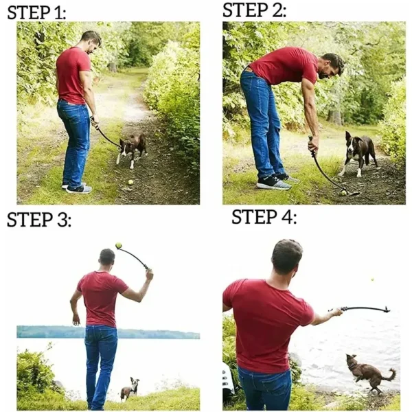 Pet Throwing Stick Dog - Hand Throwing Ball Toys - Image 3
