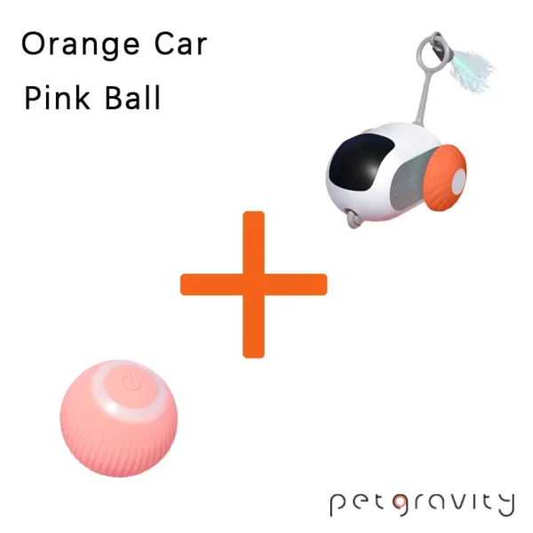 Interactive Pet Toy: Smart Remote-Controlled Car with Mouse and Ball for Cats and Dogs - Image 24