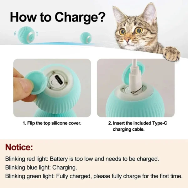 Interactive Pet Toy: Smart Remote-Controlled Car with Mouse and Ball for Cats and Dogs - Image 5