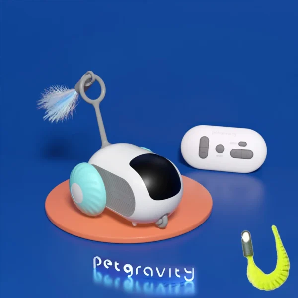 Interactive Pet Toy: Smart Remote-Controlled Car with Mouse and Ball for Cats and Dogs - Image 20