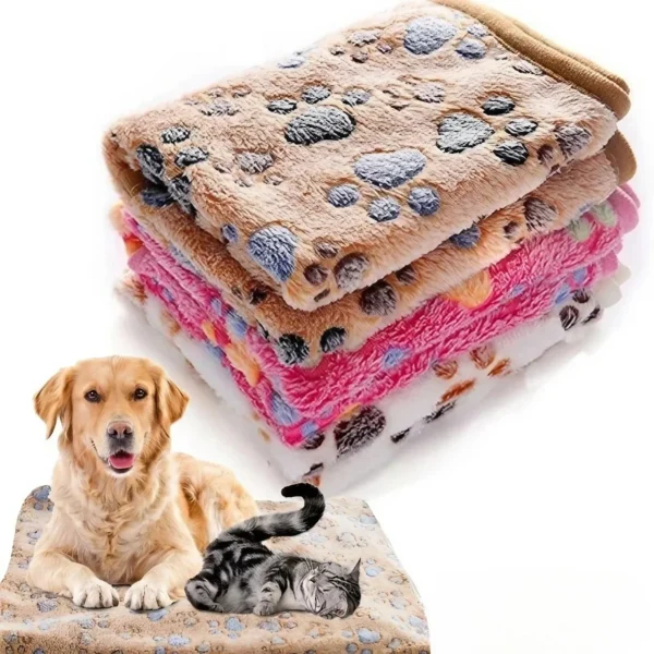 Soft Fluffy Pet Blanket Warm and Comfortable Blanket for Cats and Dogs - Image 2