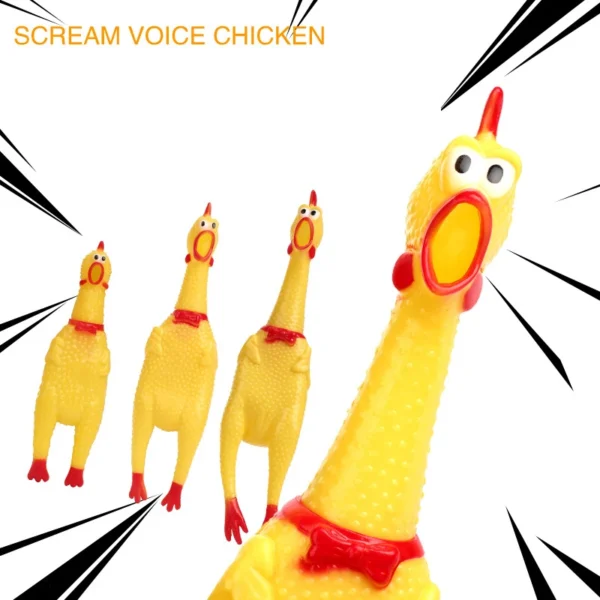 Pets Dog Squeak Toys Screaming Chicken Squeeze Sound - Image 2
