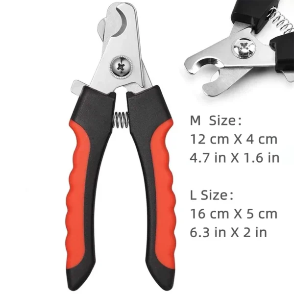 Pet Nail Clipper with Safety Guard, Stainless Steel Scissors - Image 8