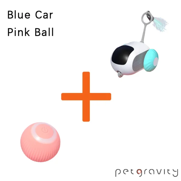 Interactive Pet Toy: Smart Remote-Controlled Car with Mouse and Ball for Cats and Dogs - Image 23