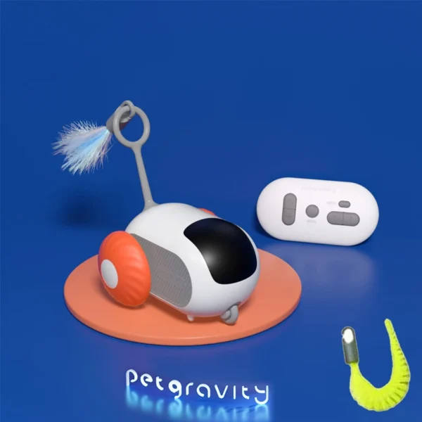 Interactive Pet Toy: Smart Remote-Controlled Car with Mouse and Ball for Cats and Dogs - Image 21