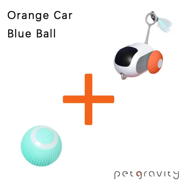 Interactive Pet Toy: Smart Remote-Controlled Car with Mouse and Ball for Cats and Dogs - Image 22